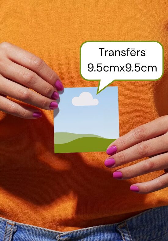 Transfērs 9.5cmx9.5cm